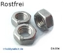 Hex nut M3 DIN 934 stainless steel A2