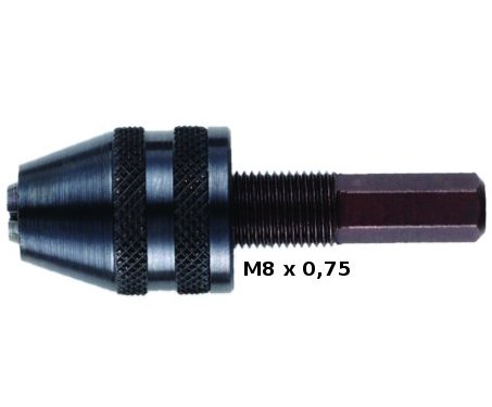 Dreibackenfutter 0,4 - 3,2 mm (mit Adapter)