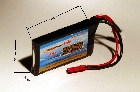 LiPo battery 7,4V   360mAh 25C/50C 2S1P