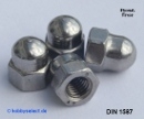 Hexagon cap nuts M3 stainless A2 DIN 1587